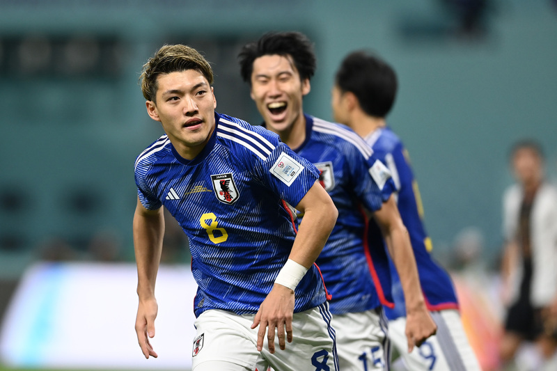 【NEW】【堂安律】【未使用品】【カタールW杯着用】日本代表(2022) 速報】サッカーW杯カタール大会 尼崎出身の堂安が初の日本代表