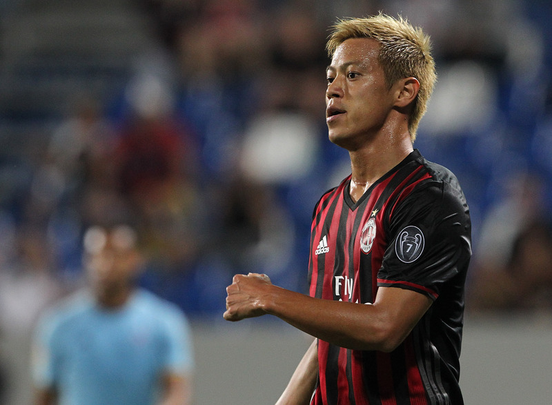 本田圭佑実使用スパイク日本代表ACミラン 10番本物MIZUNO