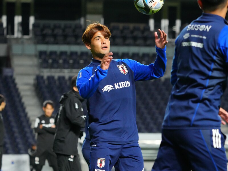 日本代表 元鹿島アントラーズ 佐野海舟 コースフォトスポットフェイスタオル 日本代表 元鹿島アントラーズ 佐野海舟 コースフォトスポット