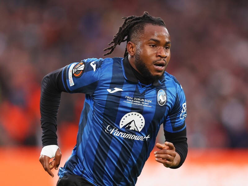 【EL優勝モデル箱付】アタランタ ユニフォーム ルックマン どえらいゴラッソ」アタランタFWルックマン、今季無敗のレバークーゼン