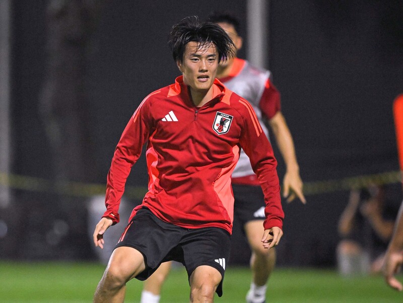 日本代表サッカー fukuda_zion_kubo_20241127.jpg