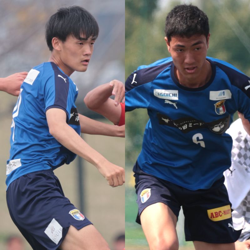 サッカー　近大附属高校　学園　学院　ユニフォーム　選抜　日本代表　jリーグ 近大附高の“二枚看板”にJスカウトが注目！ CB咲本大のボール奪取力は