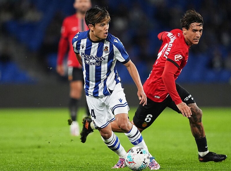 久保建英が絶妙パスで決勝点を演出！ソシエダがマジョルカとの“降格圏