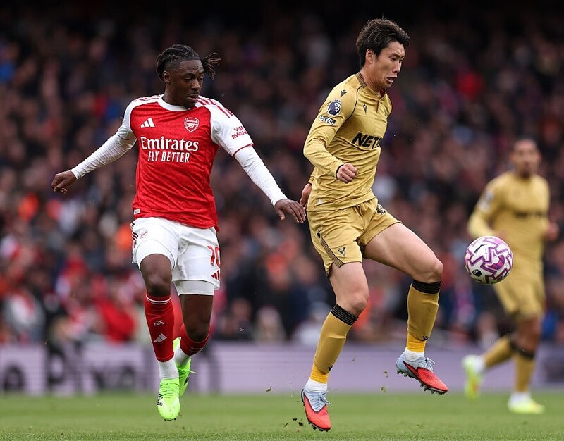 10番の“恩返しボレー弾”が決勝点！首位アーセナルがパレスに1－0勝利