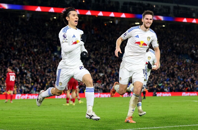 96分に田中碧が値千金の同点弾！2戦連発！昇格組リーズ、昨季王者