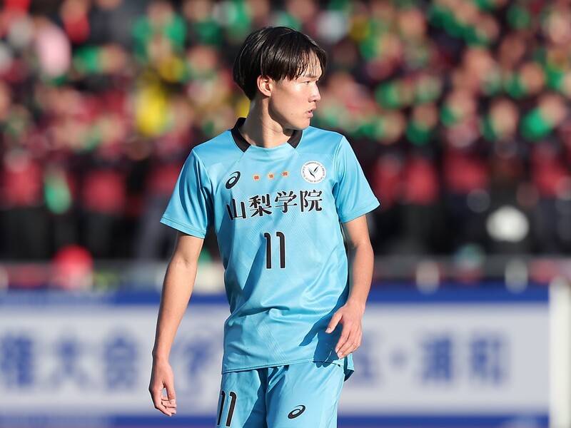 山梨学院サッカー　ユニフォーム 山梨学院FWが日本代表戦士との“偶然の出会い”を明かす「自主練に行っ