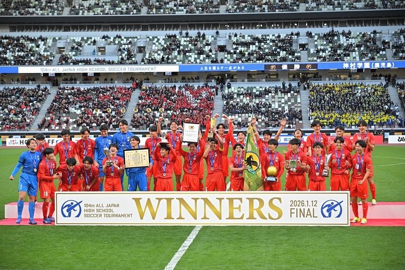 【非売品】神村学園サッカー部選手権用ジャージセット 本当に凄い！まだ増える？」プロ入りが止まらない！ 選手権王者・神村