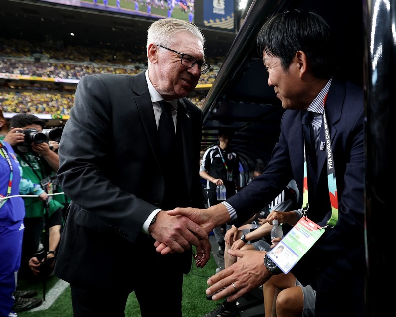 日本戦で見せた采配の真価。ブラジルの指揮官アンチェロッティ。その