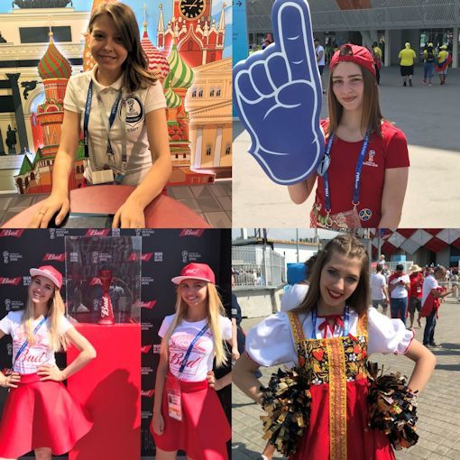 さすが美女大国 ロシアｗ杯で出会った 美しすぎる 可愛いすぎる スタッフ サッカーダイジェストweb