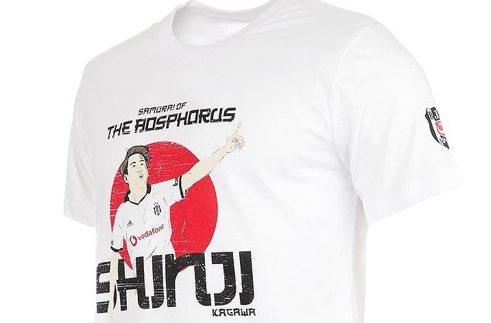 ベジクタシュ特製の“香川真司Tシャツ”が話題！ 入団決定から3週間の