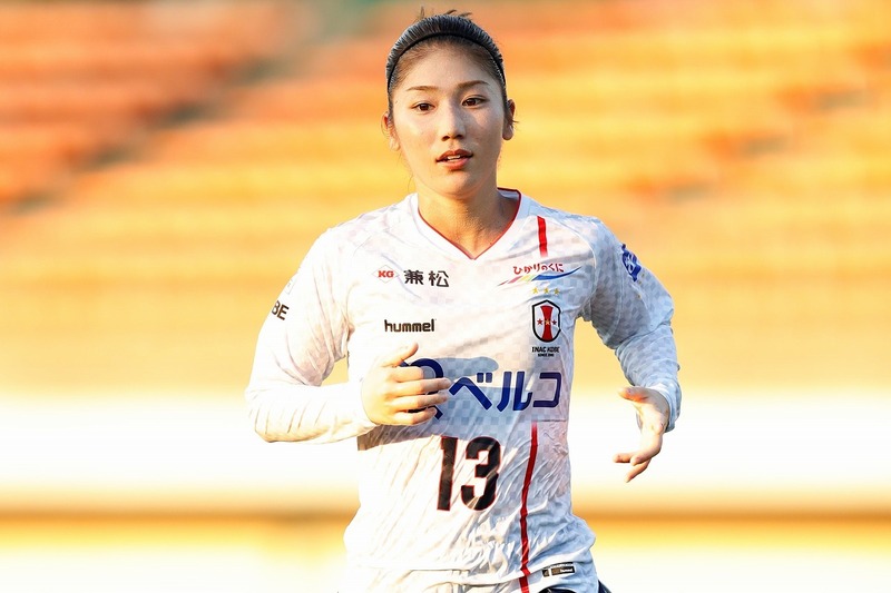 ２０１４年 INAC神戸 仲田歩夢 サイン入りユニフォーム INAC神戸 ユニフォーム 仲田歩夢 直筆サイン入り シャツ 大宮