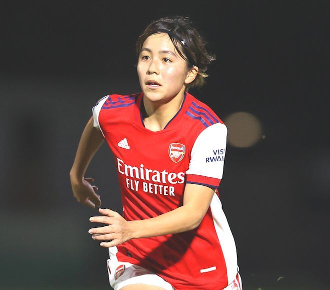 メンバーすご なでしこ岩渕真奈 アーセナルのスタートリオとの４ショット公開が反響 全員かっこいっ サッカーダイジェストweb