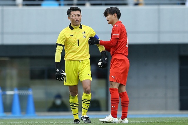 激闘制し8強入りの神村学園。運命のPK戦、キャプテンの大迫塁は 激闘制し8強入りの神村学園。運命のPK戦、キャプテンの大迫塁は