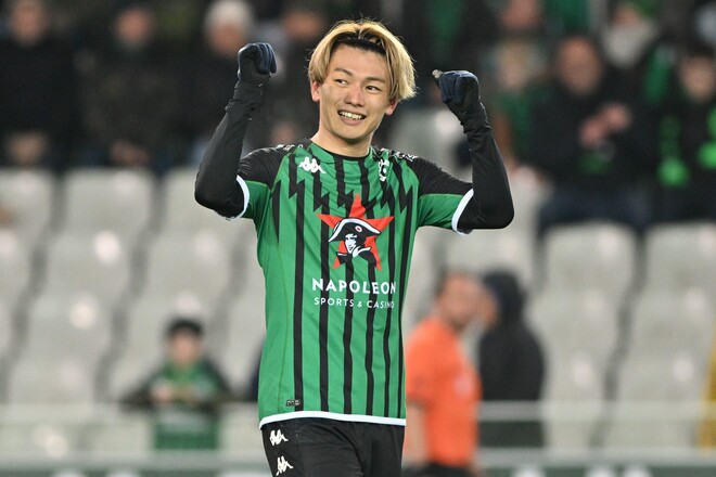 上手すぎてビビる」上田綺世の力感あふれる“キャノン砲”にファン喝采