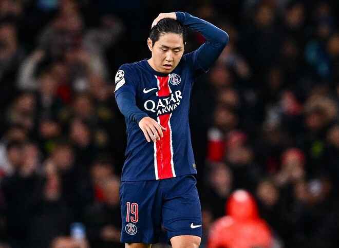 無残な失敗」「アーセナルには通用せず」CL敗戦のパリSG、韓国代表イ