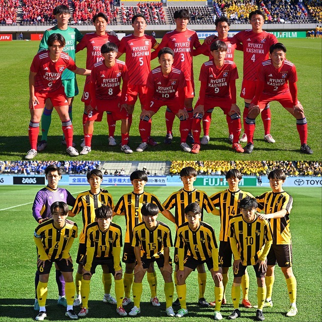 大会屈指の強度を誇る流経大柏。東海大相模は自慢のポゼッション