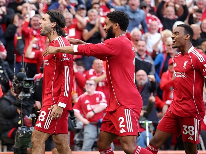 王者リバプールがプレミア開幕3連勝！ ソボスライの圧巻FK炸裂で