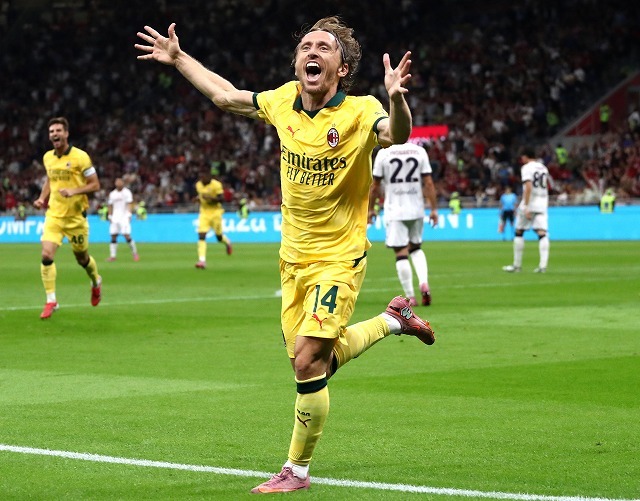 不惑モドリッチ、40歳5日で鮮烈ミラン初ゴール「もう年齢を思い出