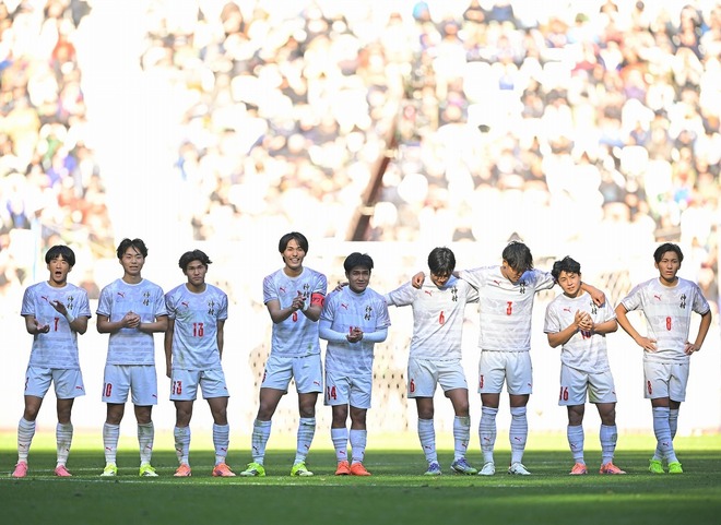2026年高校サッカー選手権優勝高校 神村学園練習着　M 値下げ可能 20人が蹴り合う「すごいPK戦だった」。激闘を制した神村学園「バーに