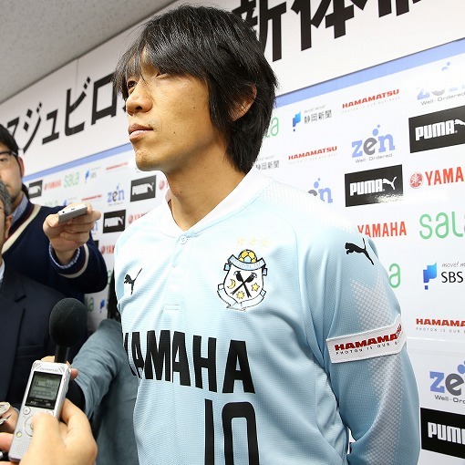 磐田】中村俊輔がサックスブルーの決意。「ジュビロイズムを身体