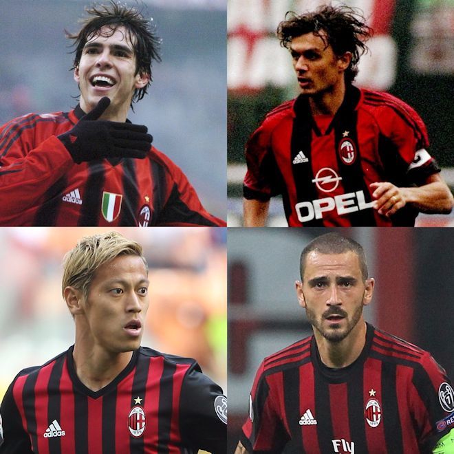 日本代表選手セット、ACミランレジェンド選手セット、南米選手セット