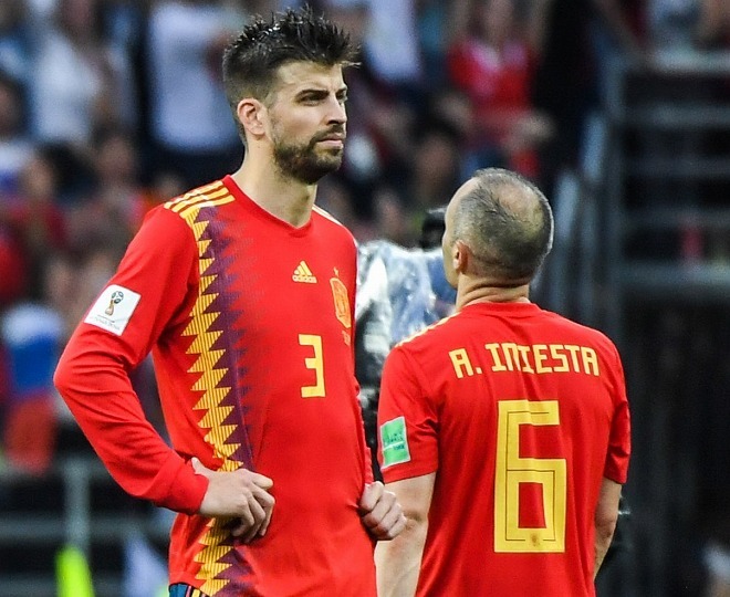 イニエスタに続いてピケもスペイン代表からの引退を発表…「僕があの