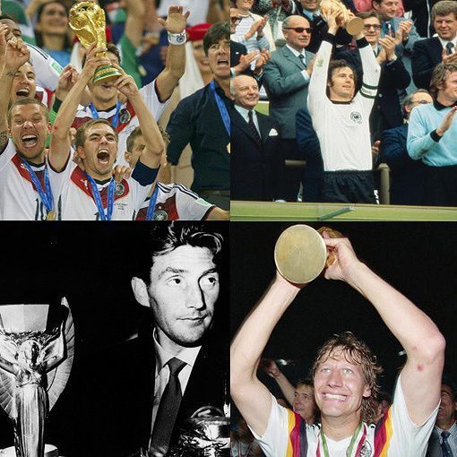写真で振り返る】ドイツの4度の世界制覇（1954～2014） | サッカー