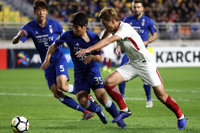 冷静だった鹿島と浮かれた水原 Aclはkリーグ勢の手に余る 鹿島に敗れた水原三星を韓国メディアが酷評 サッカーダイジェストweb