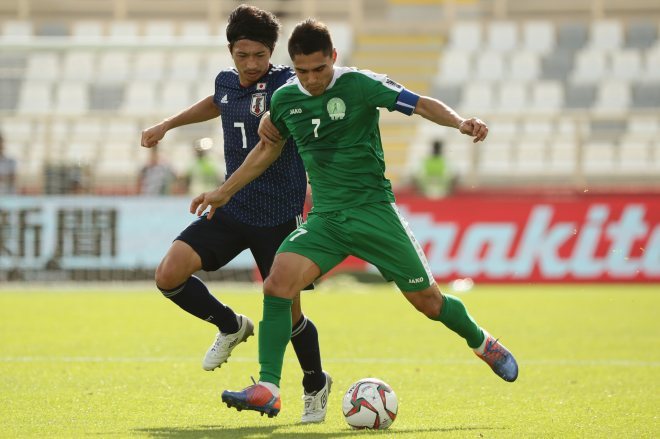日本がまさかの先制点献上 トルクメニスタンmfに ゴラッソ 許して0 1 アジア杯 サッカーダイジェストweb 日本がまさかの先制点献上 トルクメニスタンmfに ゴラッソ 許して0 1 アジア杯 サッカーダイジェストweb