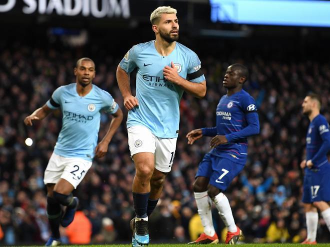 アグエロがプレミア記録のハットトリックで大爆発！ マンCがチェルシー