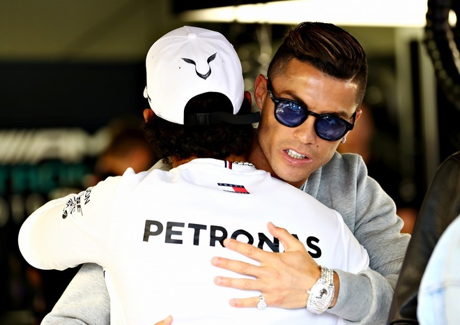 巨星コンビだ！」「So Cooooool!!!」C・ロナウドがモナコでF1世界