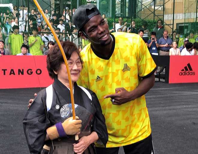 初来日イベントでポグバがマンU退団を示唆！ 「新しい場所で、新しい