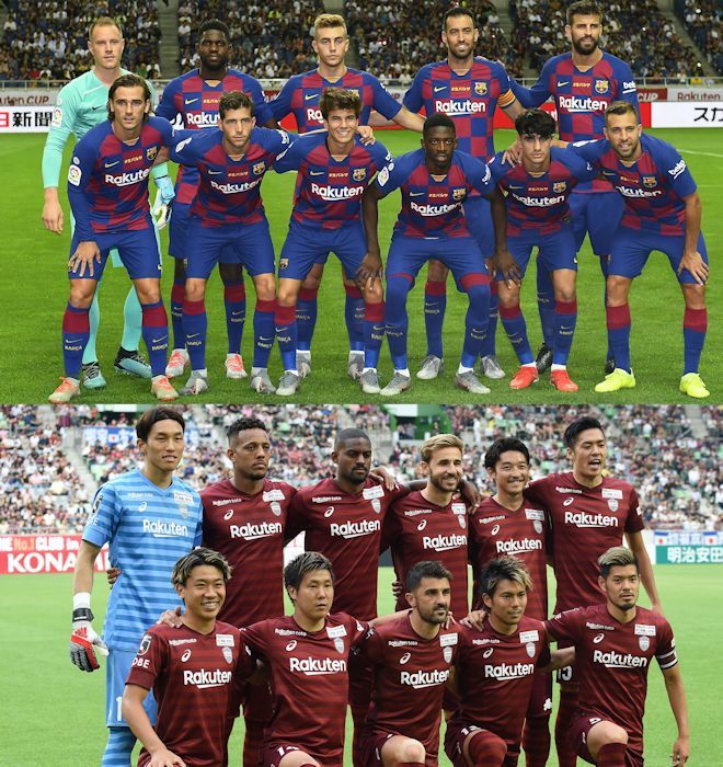 バルサvs神戸の先発メンバーが発表！イニエスタ、ビジャ、サンペールが