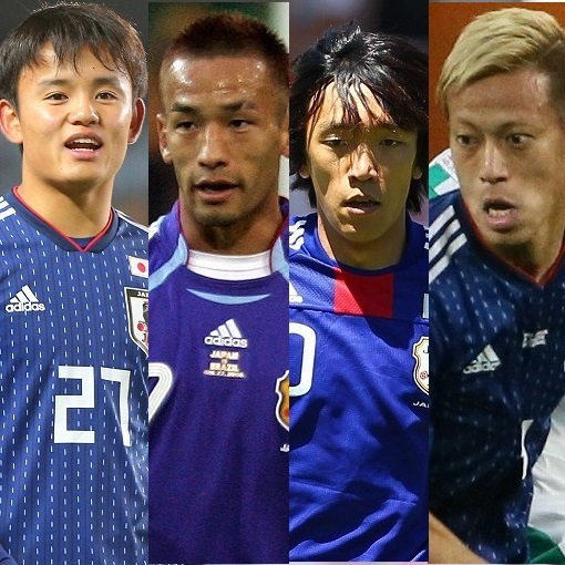 中田英寿、中村俊輔、本田圭佑…。久保建英が過去の代表スターを超える