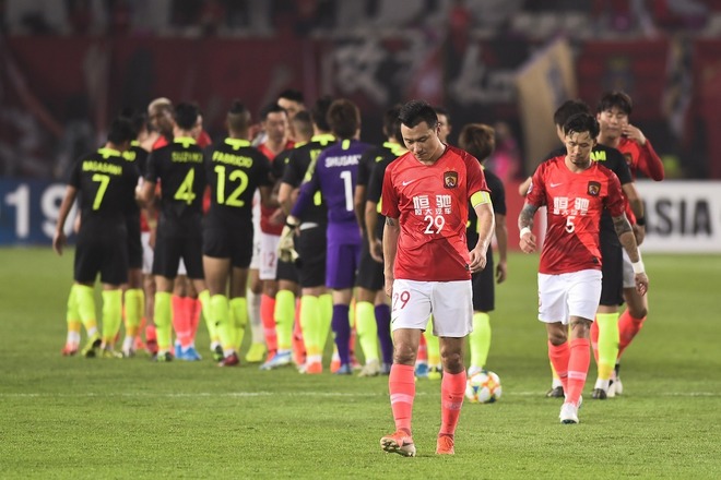 【選手支給品】2019年広州恒大ACLユニフォーム　9番タリスカ選手 選手支給品】2019年広州恒大ACLユニフォーム9番タリスカ選手