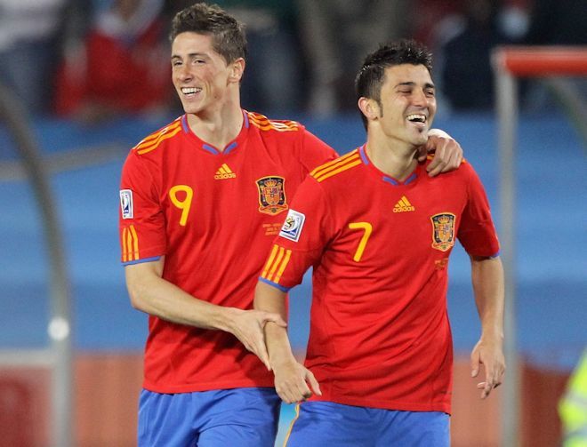 NEW】【ダビド・ビジャ】【ブラジルW杯着用】スペイン代表(2014