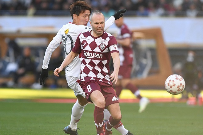 ヴィッセル神戸 イニエスタ 天皇杯優勝ロゴ入りユニフォーム