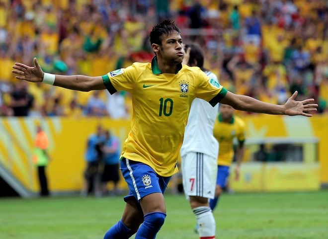 2013年 ブラジル代表 ネイマール 10番 コンフェデ 正規品 当時物 美品