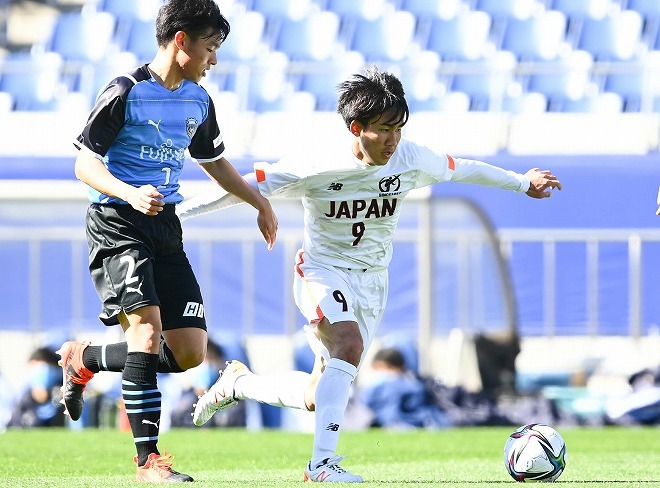 選手権得点王・安斎颯馬の同点弾も及ばず… ゼロックス杯前座試合