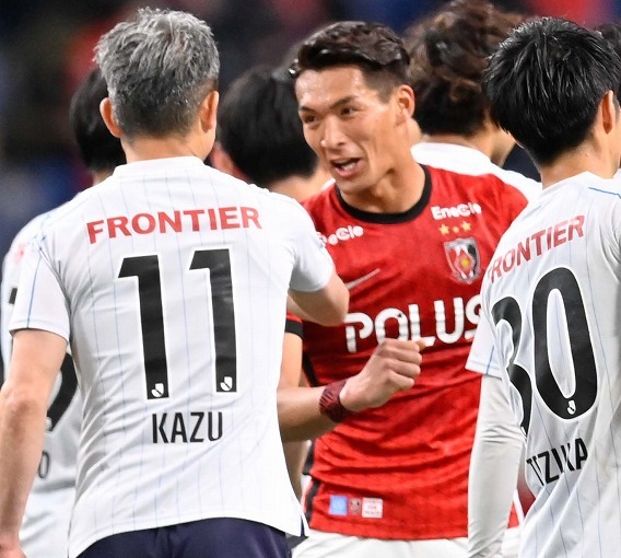 胸が熱くなった」槙野智章、憧れカズとの対戦に感極まる