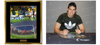 ハメス・ロドリゲス、パオロ・マルディーニの希少なメモラビリアが手に