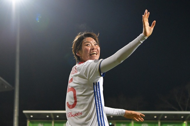 オリンピック・リヨン ユニフォーム 熊谷紗希 サイン入り