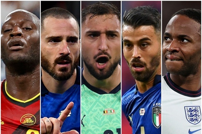 UEFAがEUROのベスト11を発表！ 王者イタリアから最多の５人、準優勝のイングランドから３人を選出
