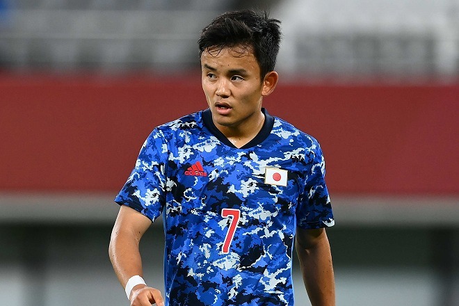 日本の東京五輪初ゴールは久保建英！ 右サイドのカットインから