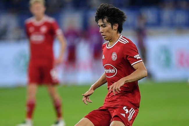 田中碧が先発したデュッセルドルフ、アウェーで勝利！ 開幕節以来の